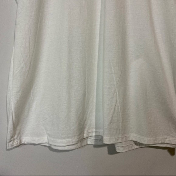 Hanes Nano-T Women’s Casual Crewneck Short Sleeve Tee Shirt White NWOT - Picture 3 of 8